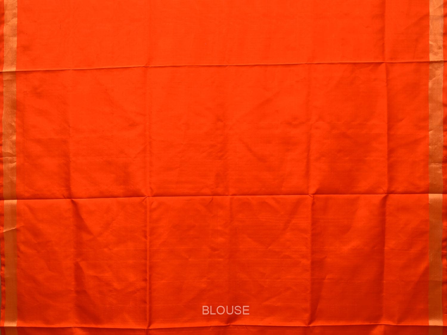 Orange Uppada Silk Handloom Saree with Floral Pallu Design u1990