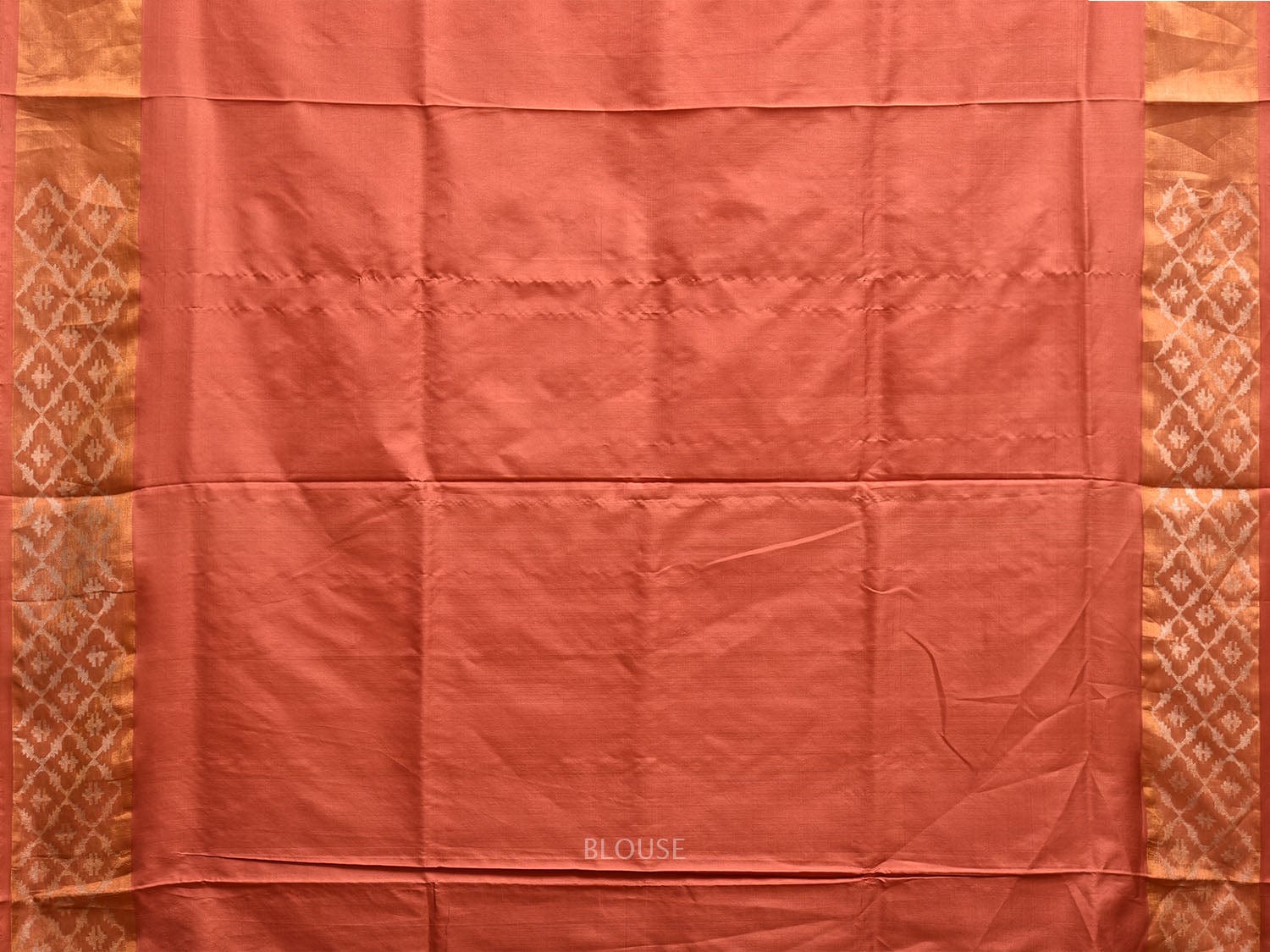 Orange Uppada Silk Handloom Saree with Half Saree Grill and Half Buta Jamdani Design u2334