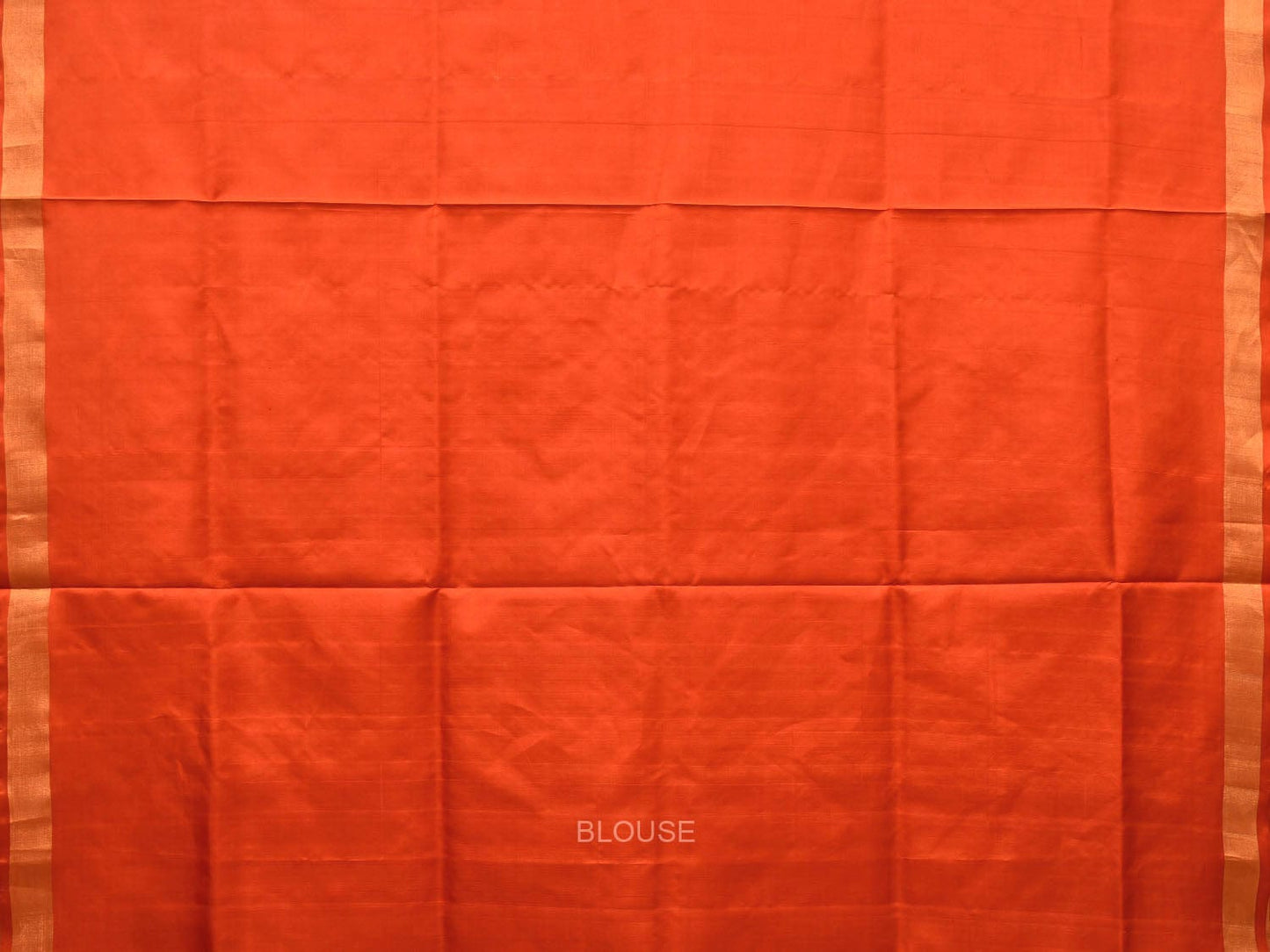 Orange Uppada Silk Handloom Saree with Jamdani Pallu Design u1975