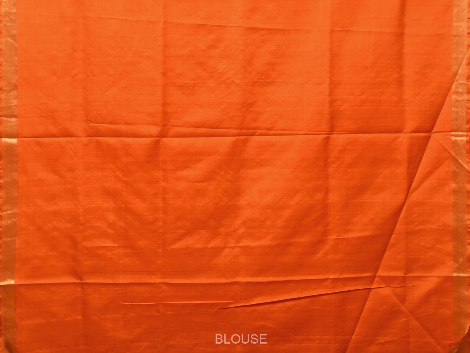 Orange Uppada Silk Handloom Saree with Jamdani Pallu Design u2177