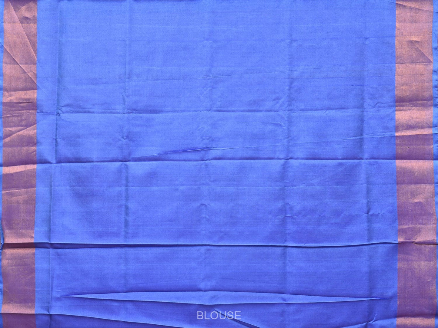Peach and Light Blue Uppada Silk Handloom Saree with Body Buta Design u2096