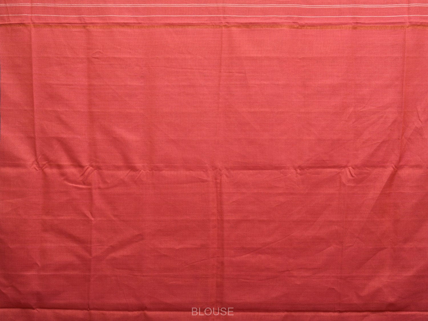 Peach Pochampally Ikat Cotton Handloom Saree with All Over Design i0869