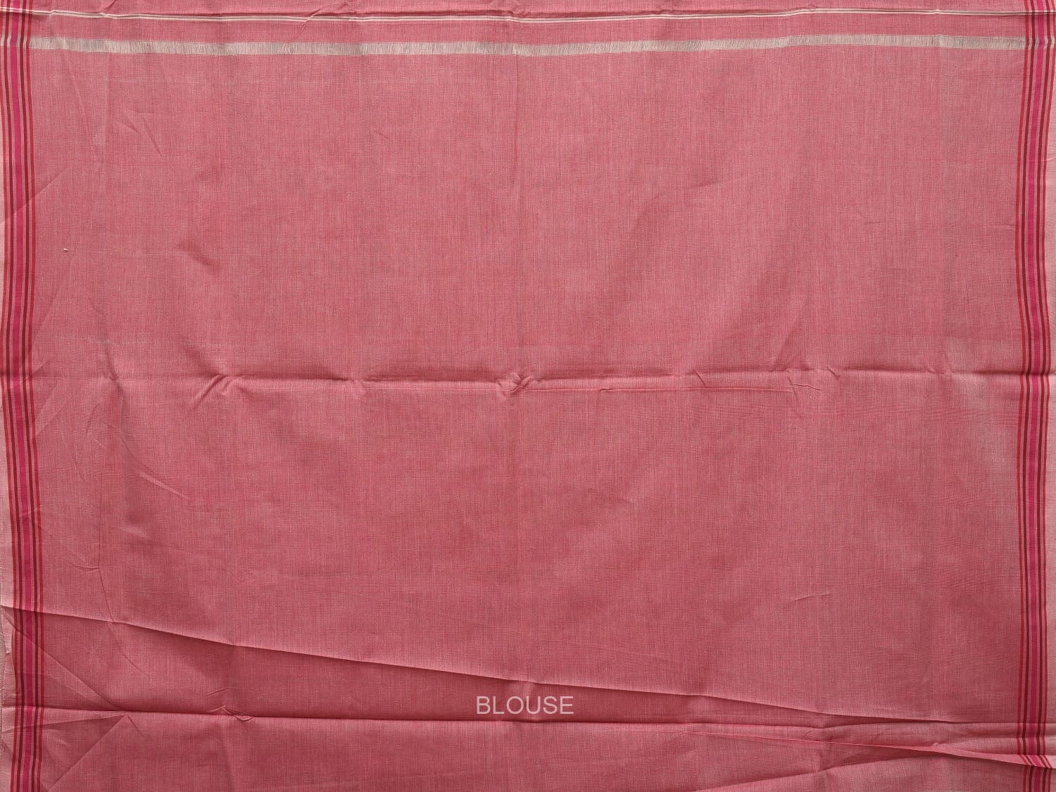 Peach Pochampally Single Ikat Cotton Handloom Saree with All Over Design i0746