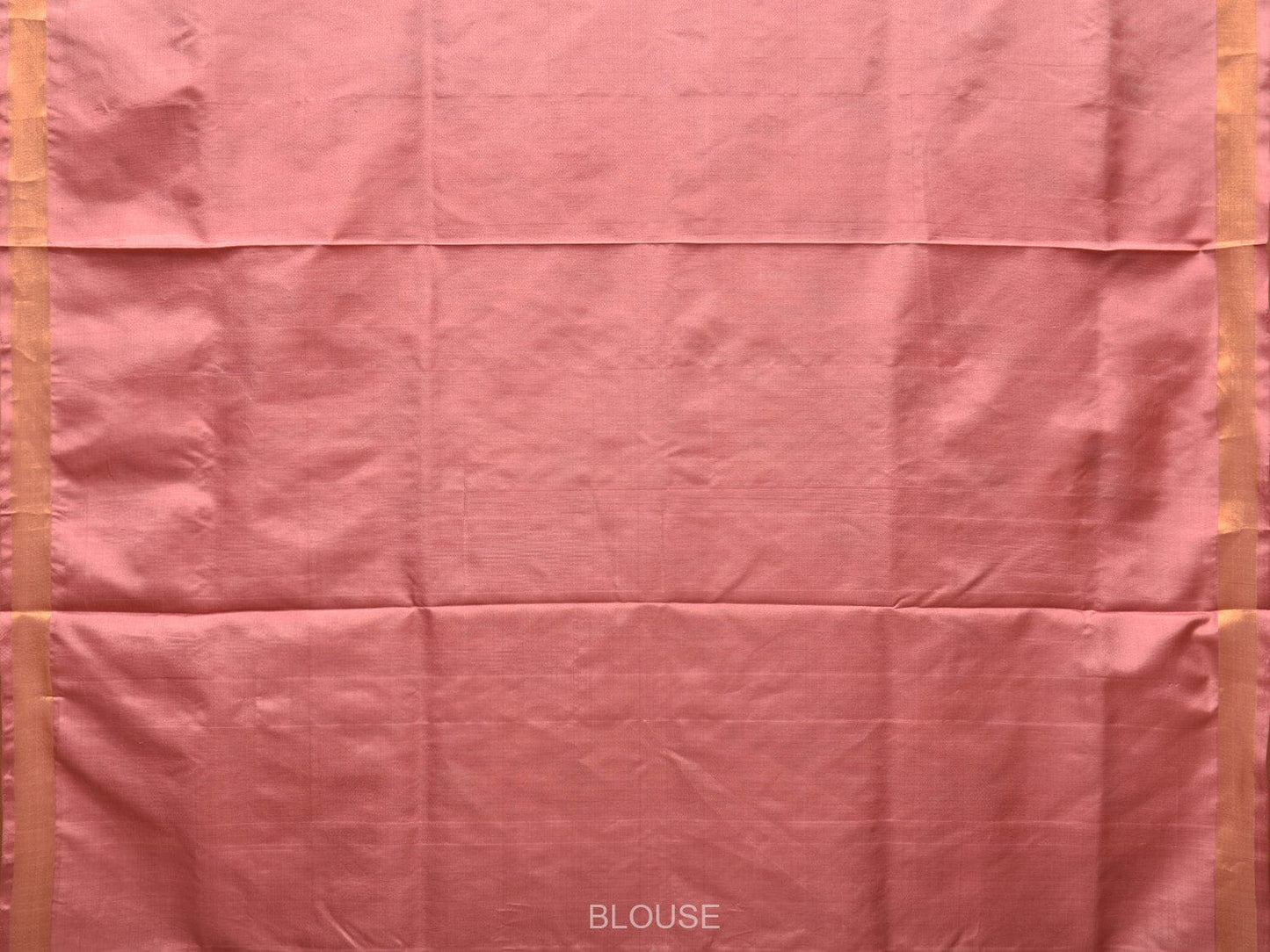 Peach Uppada Silk Handloom Saree with All Over Parrot and Floral Design u2129