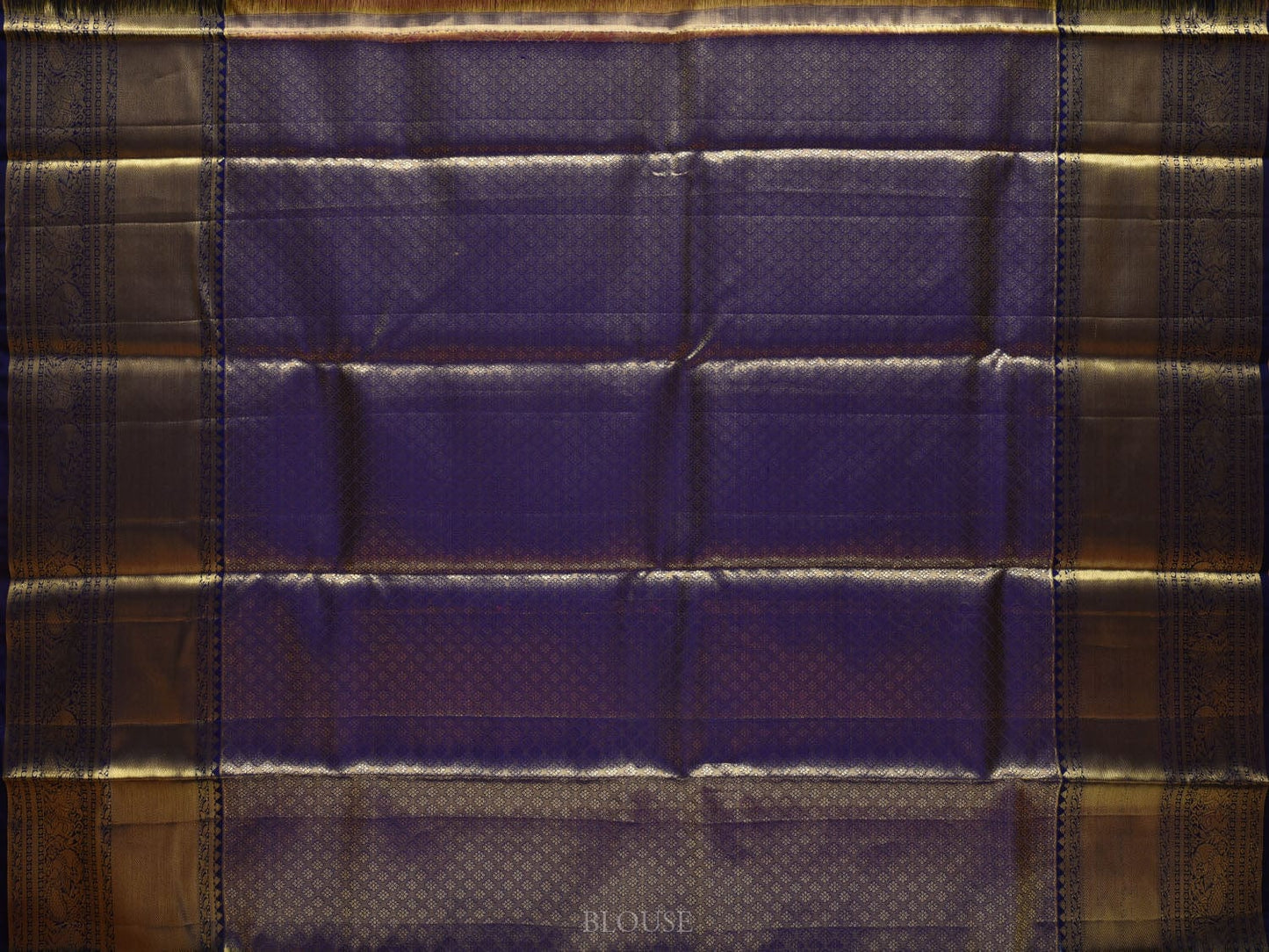 Pink and Navy Kanchipuram Silk Handloom Saree with All Over Diagonal Design k0526