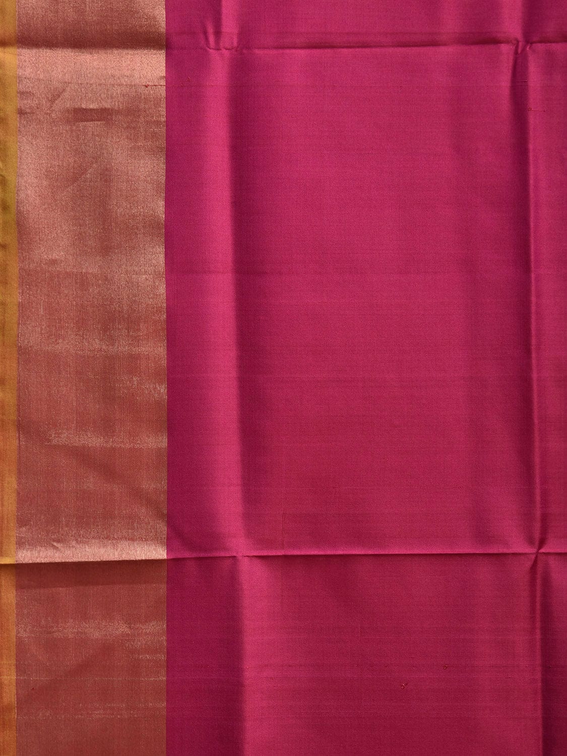 Pink and Olive Uppada Silk Handloom Saree with Big Checks Design u2369