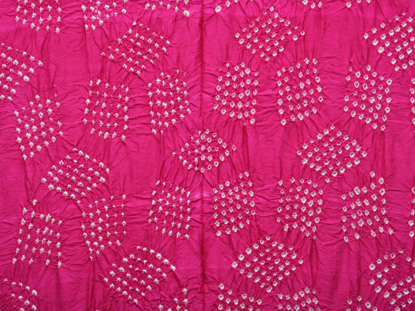 Pink and Purple Bandhani Kanchipuram Silk Handloom Dupatta with Border Design ds3112