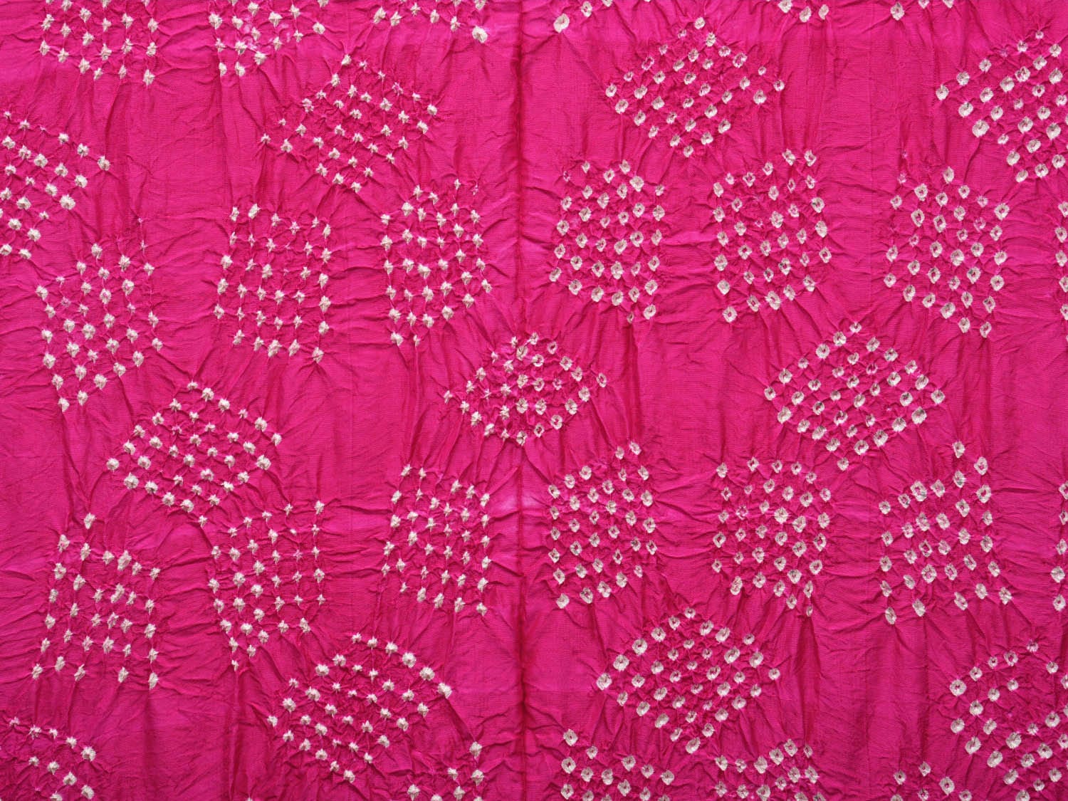 Pink and Purple Bandhani Kanchipuram Silk Handloom Dupatta with Border Design ds3112