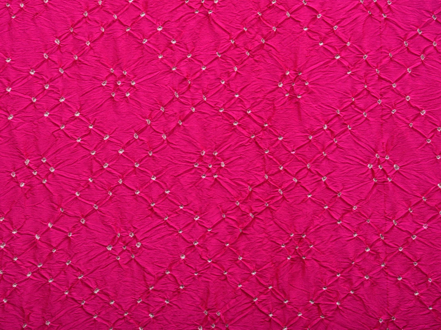 Pink and Red Bandhani Kanchipuram Silk Handloom Dupatta with Border Design ds2743