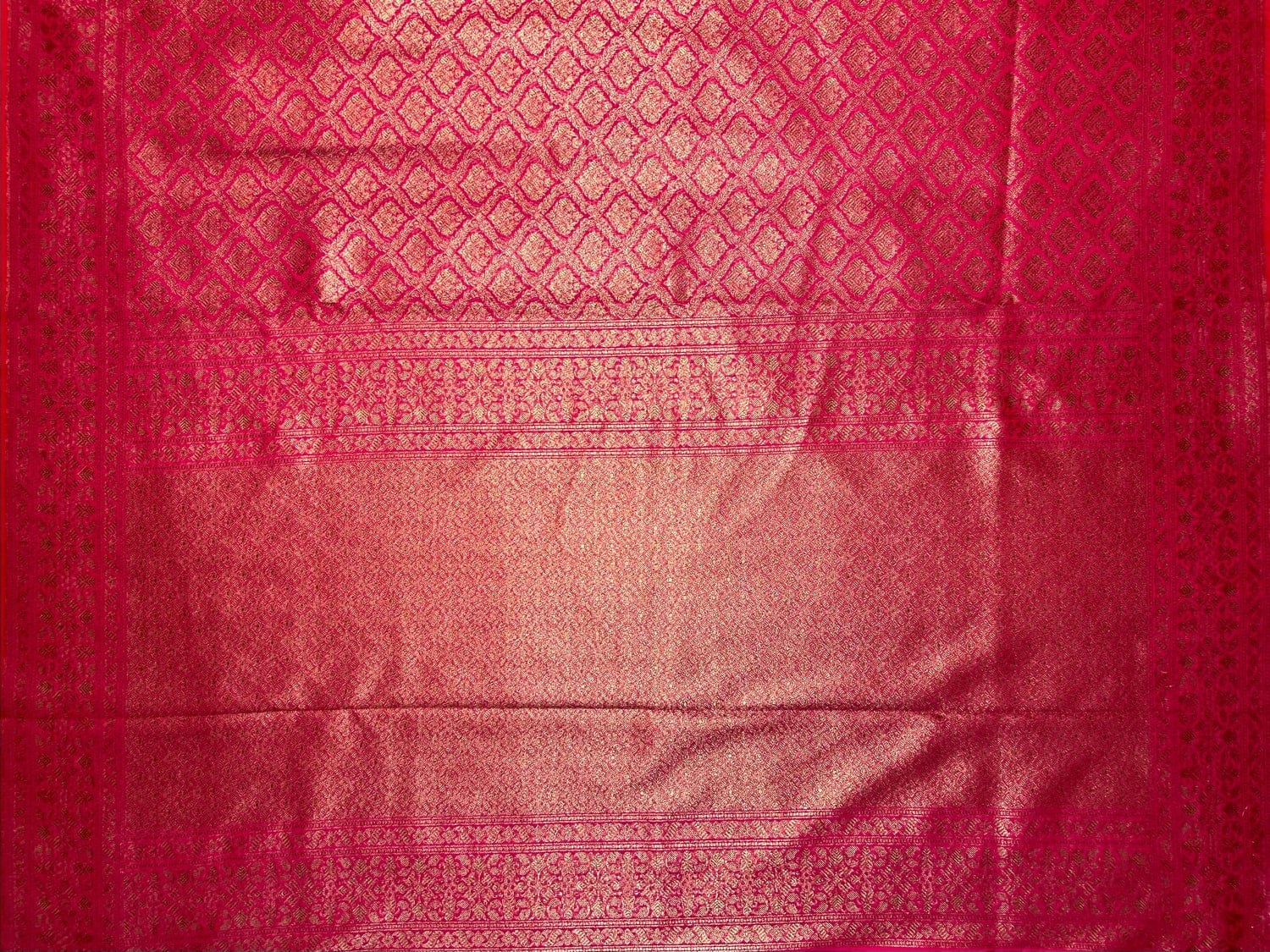 Pink Antique  Zari  Banaras Katan Intricate Allover Brocade Saree with Border and Pallu Design b0311ds