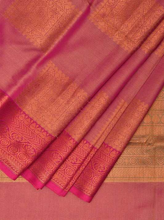 Pink Banaras Katan Silk Saree with Border and Body Butta Design b0048ds
