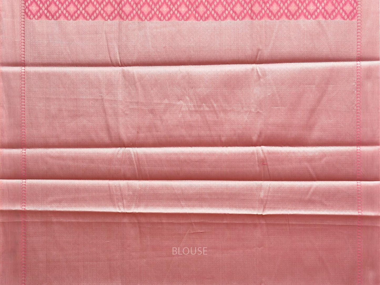 Pink Dhakai Jamdani Cotton Viscose Saree with Grill Design dj0034