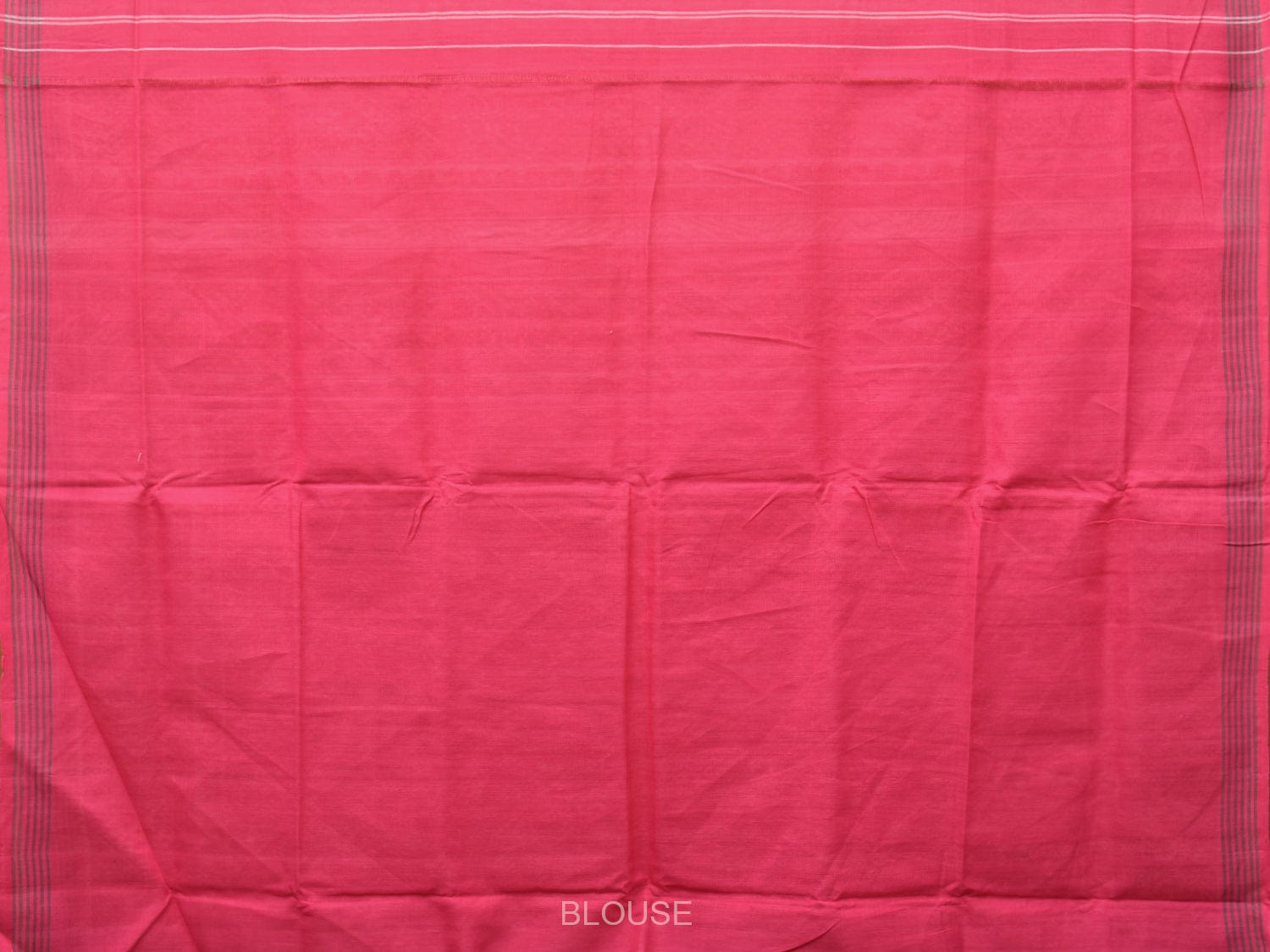 Pink Ikat Cotton Handloom Saree with Grill Design i0807