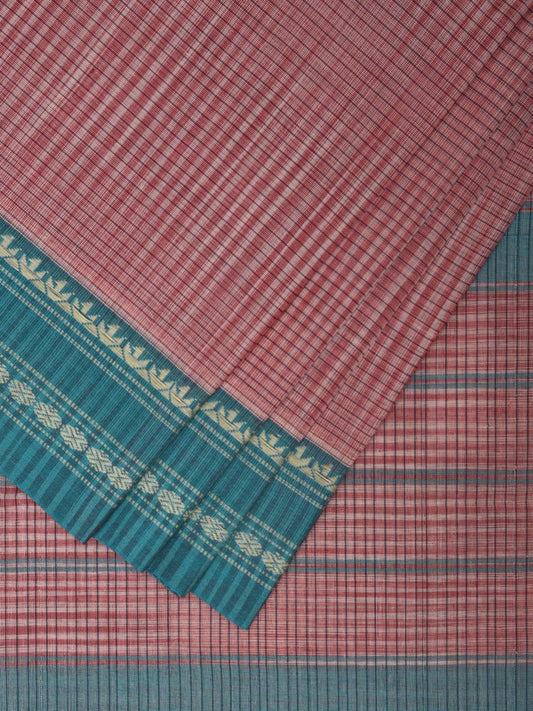 Pink Narayanpet Cotton Handloom Saree with Big Border Design No Blouse np0919
