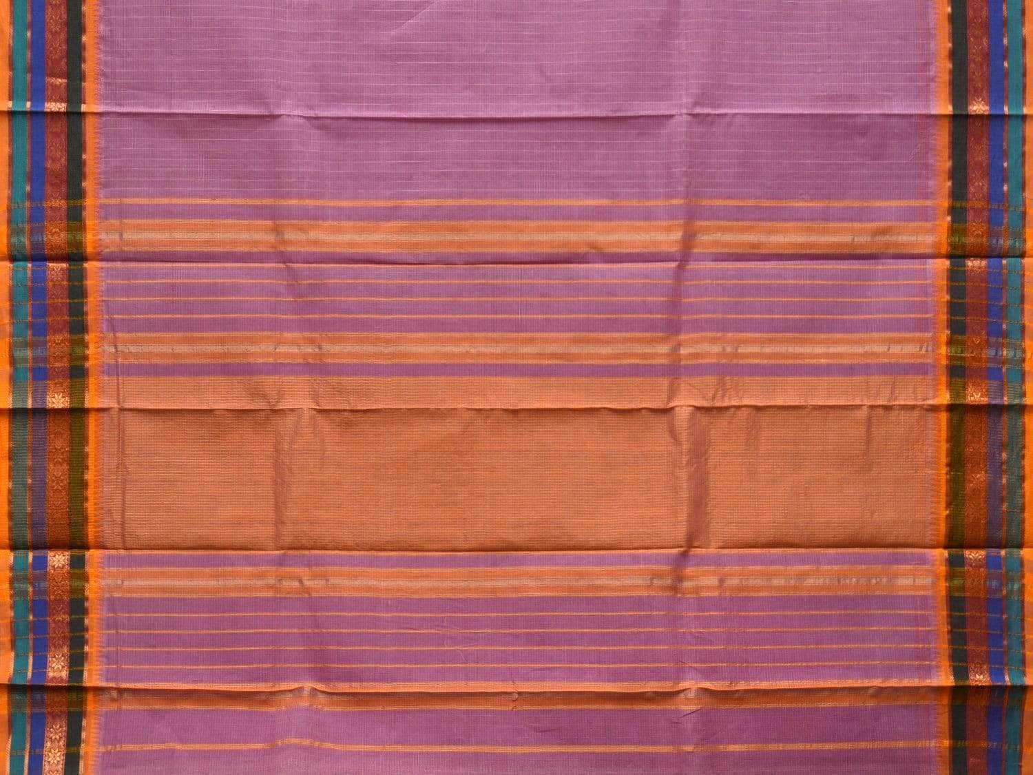 Pink Narayanpet Cotton Handloom Saree with Checks Design No Blouse np0430