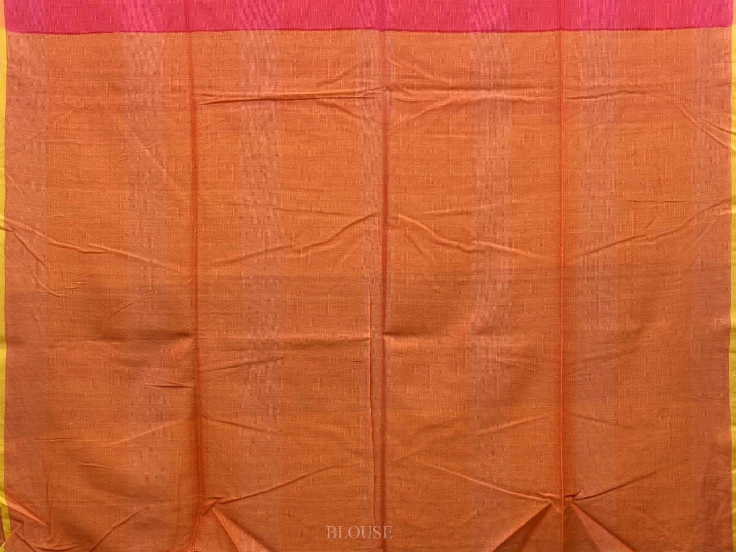 Pink Organic Cotton Handloom Saree with Strips Design o0300