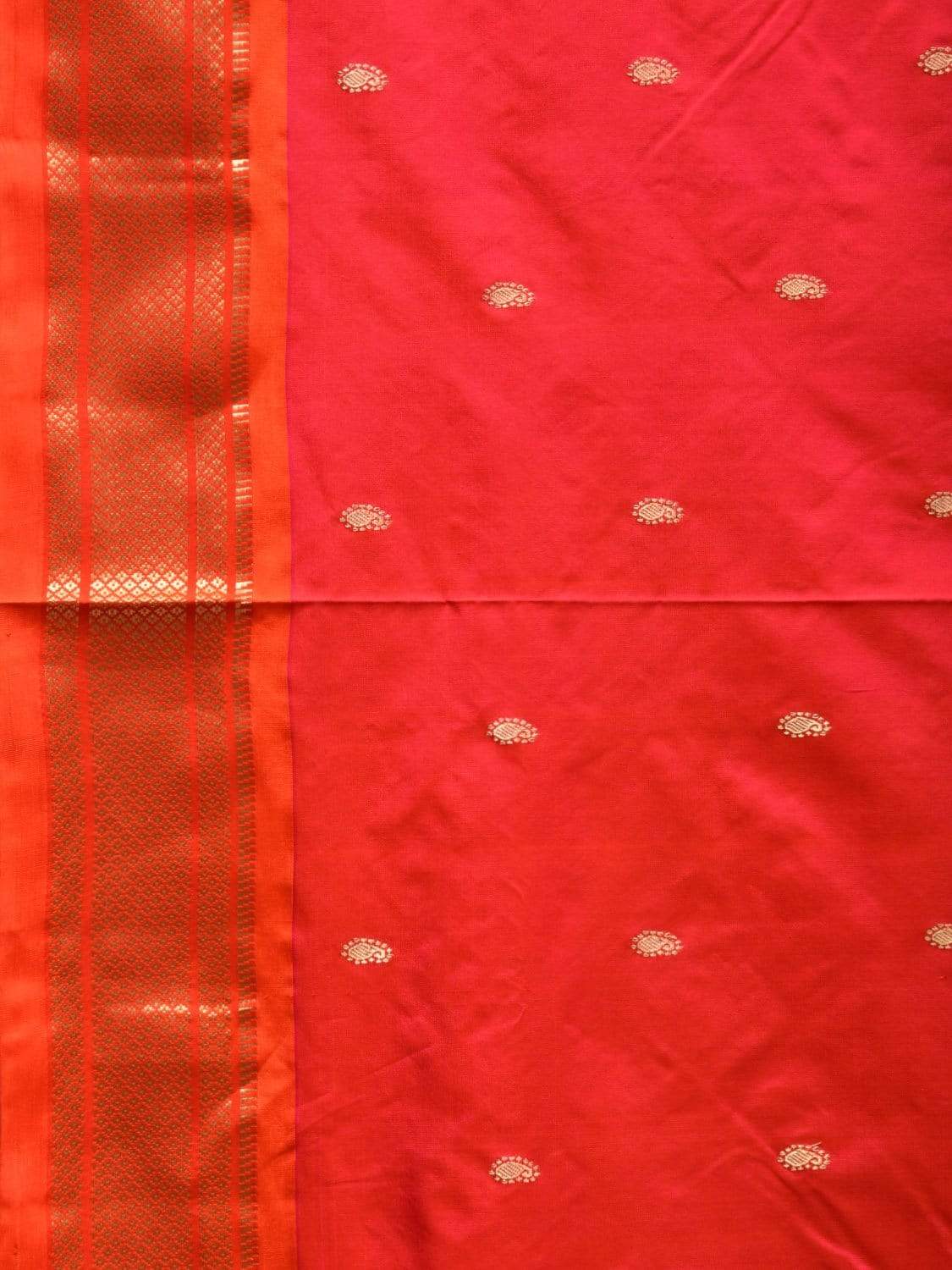 Pink Paithani Silk Handloom Saree with Double Pallu Design p0373