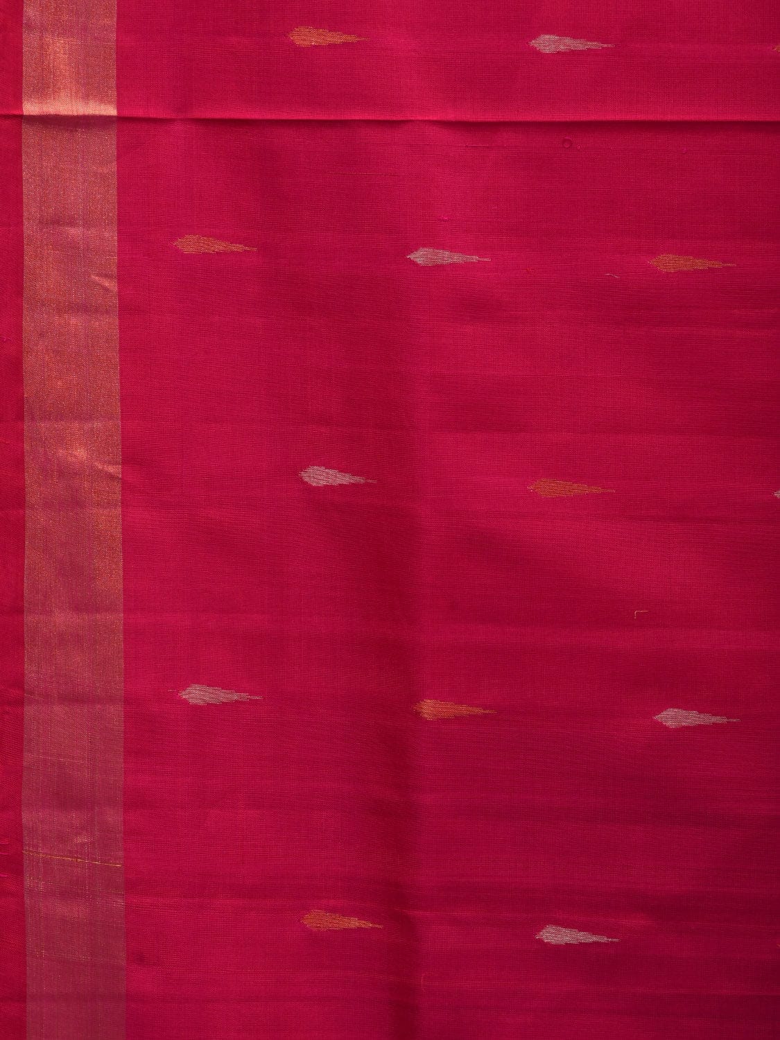 Pink Uppada Silk Handloom Saree with Floral Pallu Design u1894