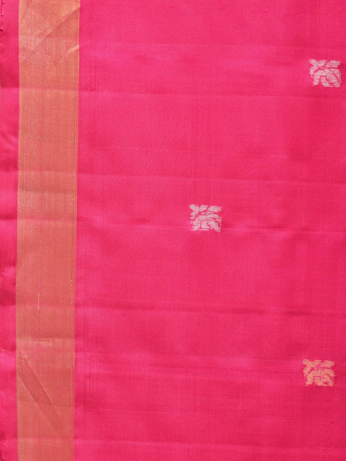 Pink Uppada Silk Handloom Saree with Floral Pallu Design u2019