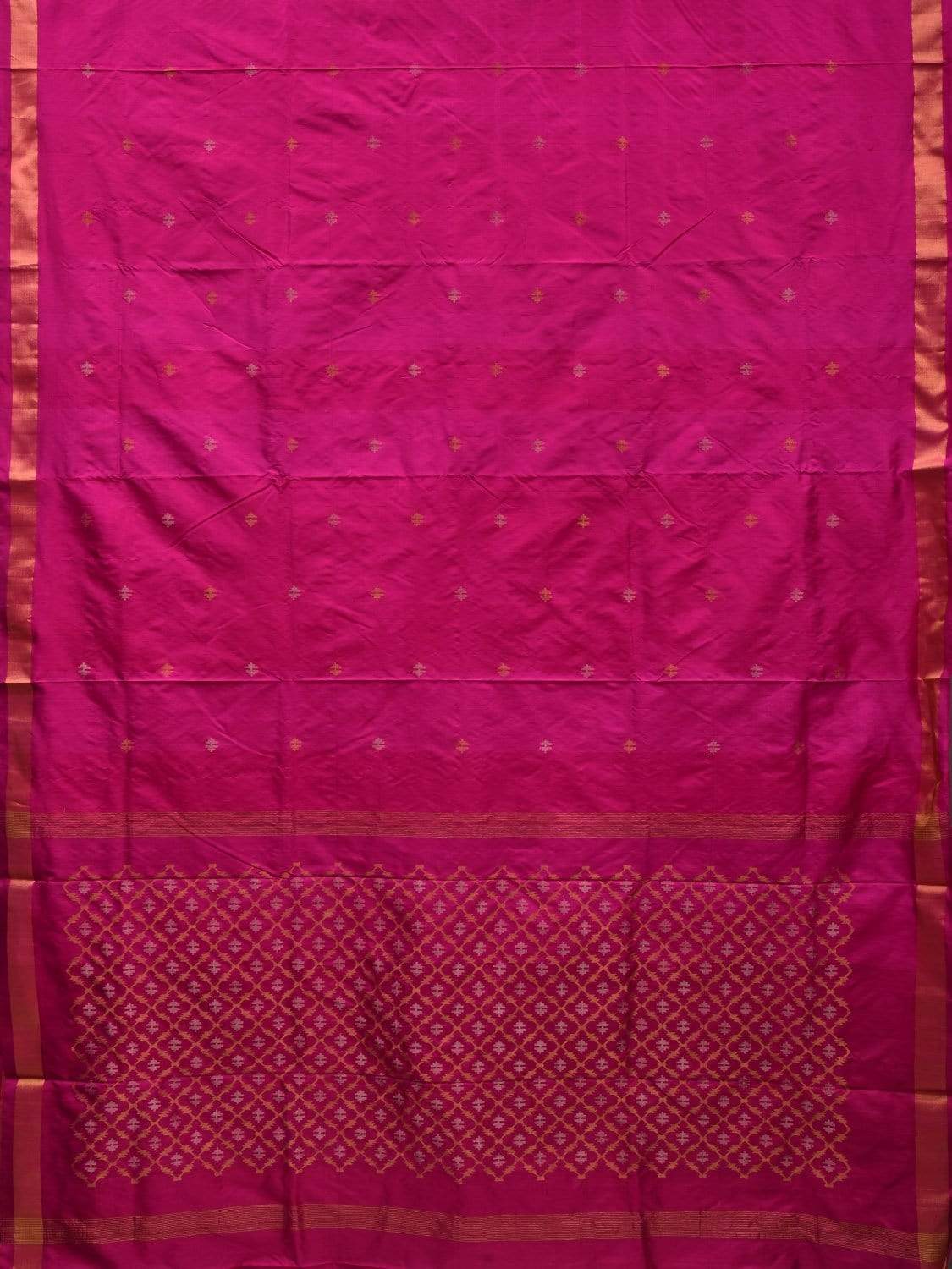 Pink Uppada Silk Handloom Saree with Jamdani Pallu Design u1822