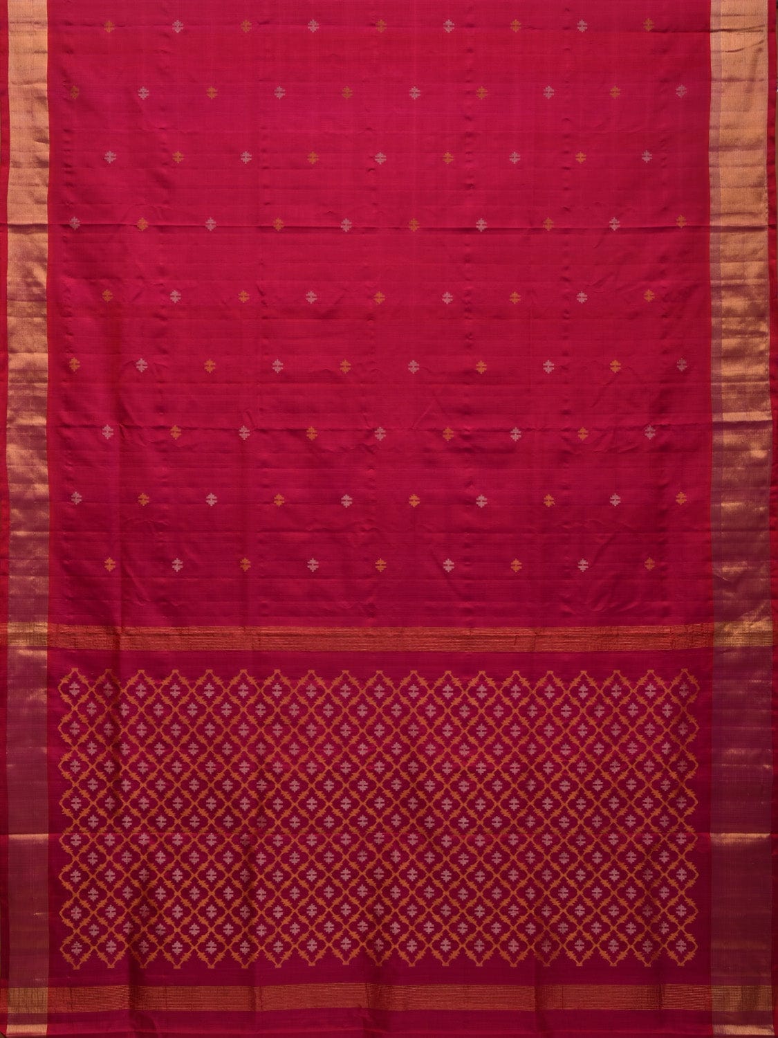 Pink Uppada Silk Handloom Saree with Jamdani Pallu Design u1922