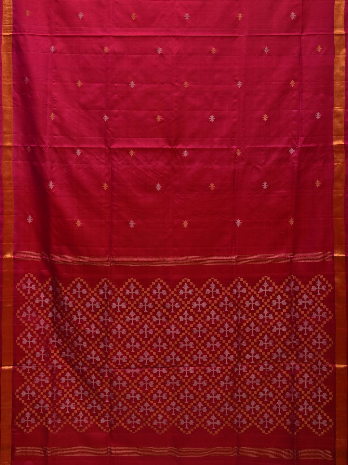 Pink Uppada Silk Handloom Saree with Jamdani Pallu Design u1943