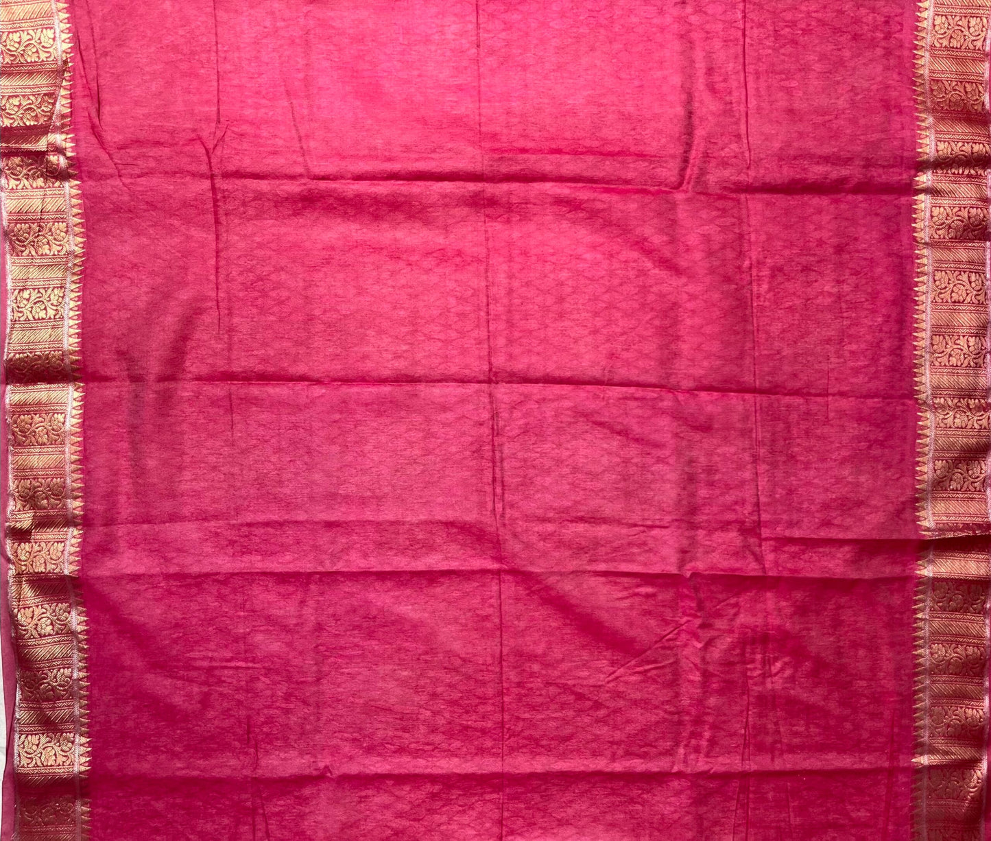 Beige Viscose Silk Digital Print Zari Border with Body and Pallu Floral Design pr0138ds