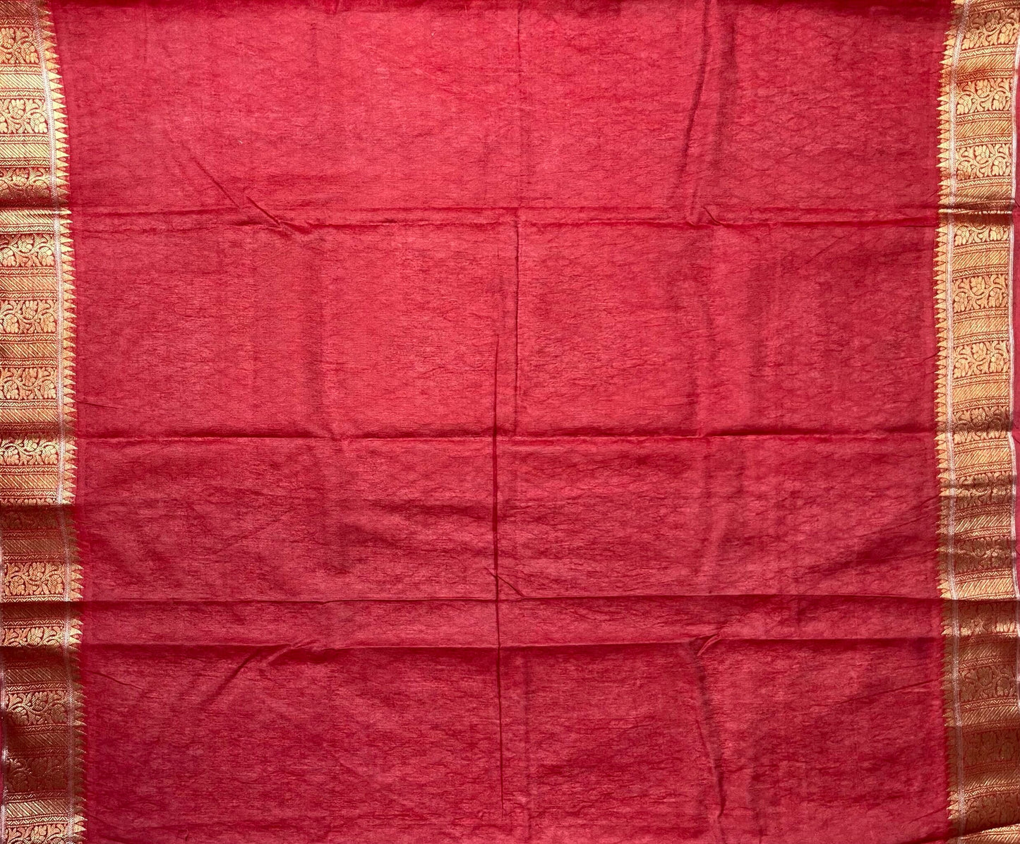 Cream Viscose Silk Digital Print Zari Border with Body and Pallu Floral Design pr0139ds