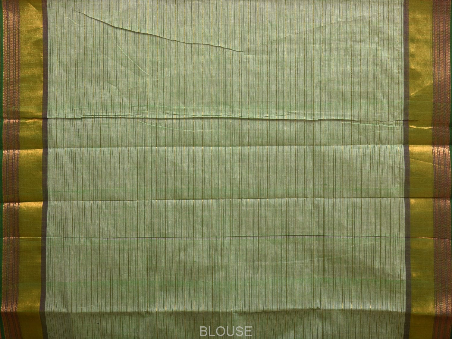 Purple and Green Kanchipuram Cotton Handloom Saree with Checks Design k0555