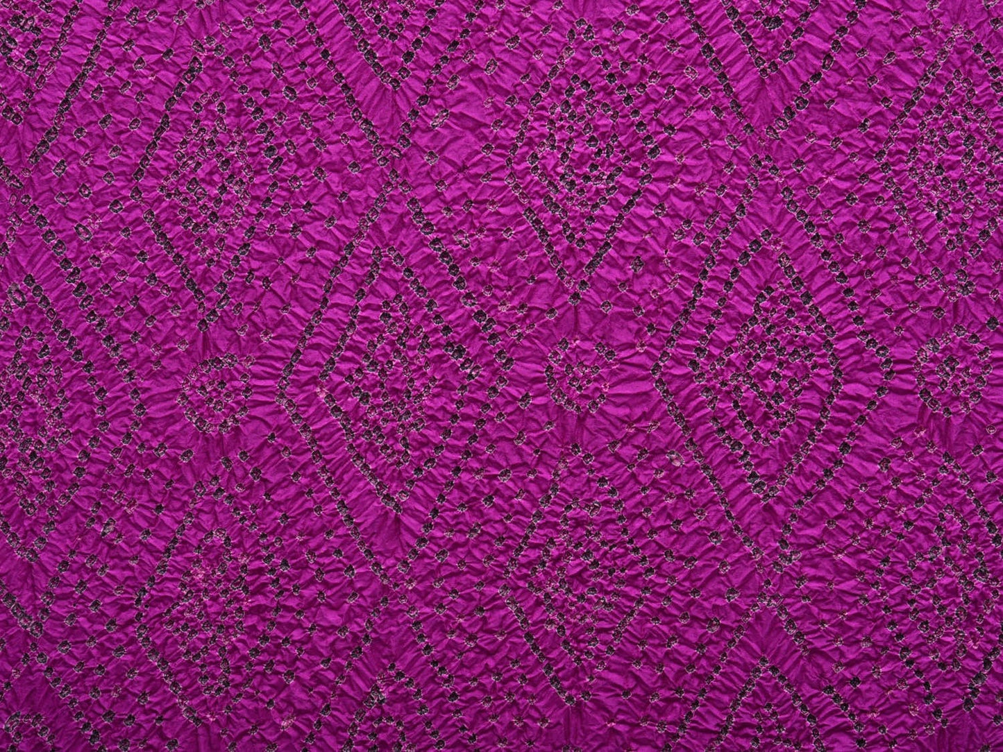 Purple Bandhani Gadwal Silk Handloom Saree with Mango Pallu Design bn0329