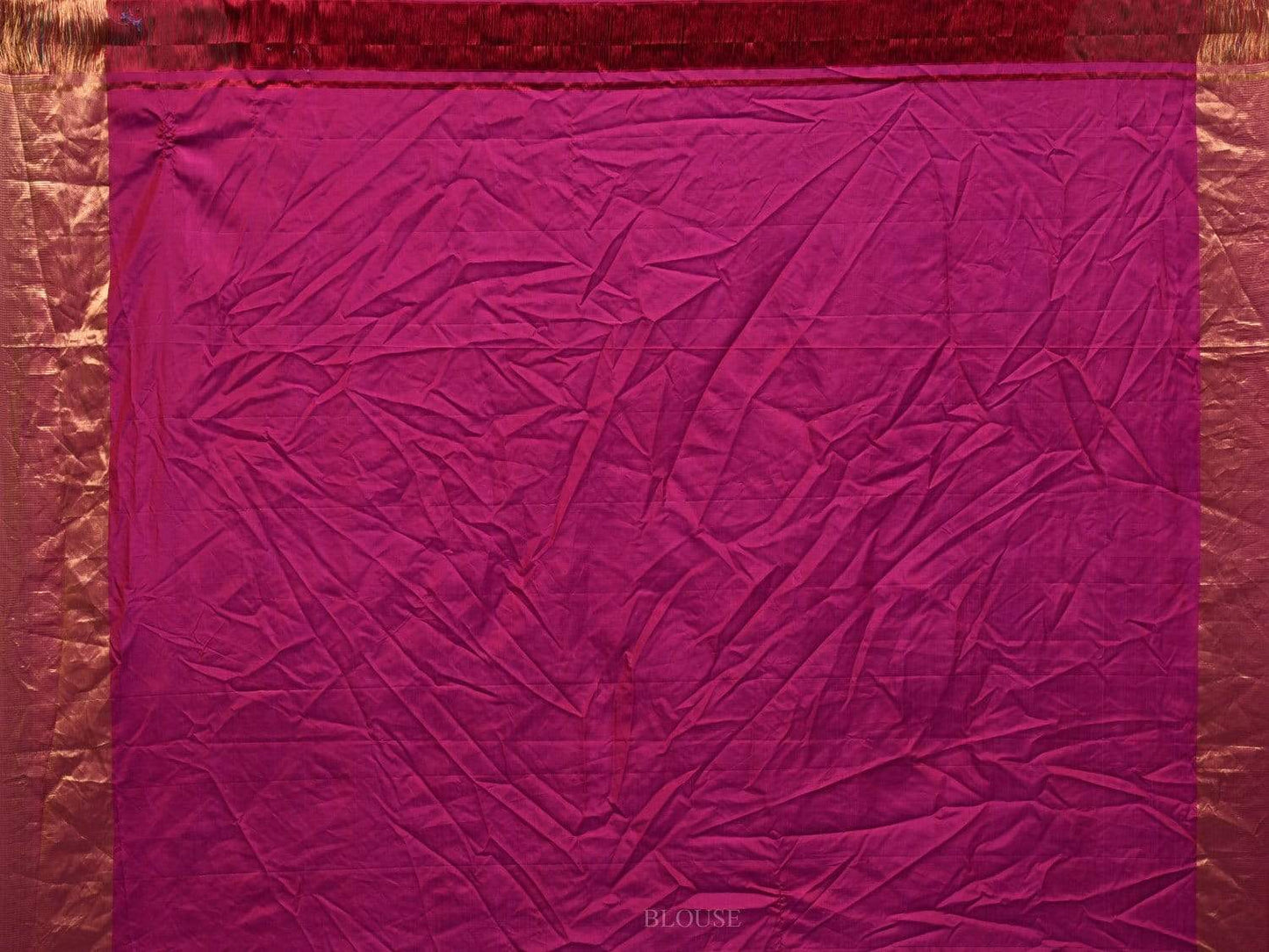Purple Bandhani Kanchipuram Silk Handloom Saree with Big Buta Design bn0273