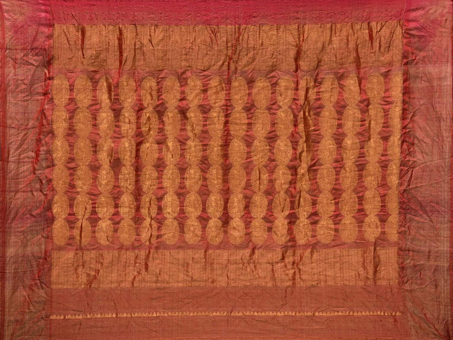 Purple Bandhani Kanchipuram Silk Handloom Saree with Pallu Design bn0302