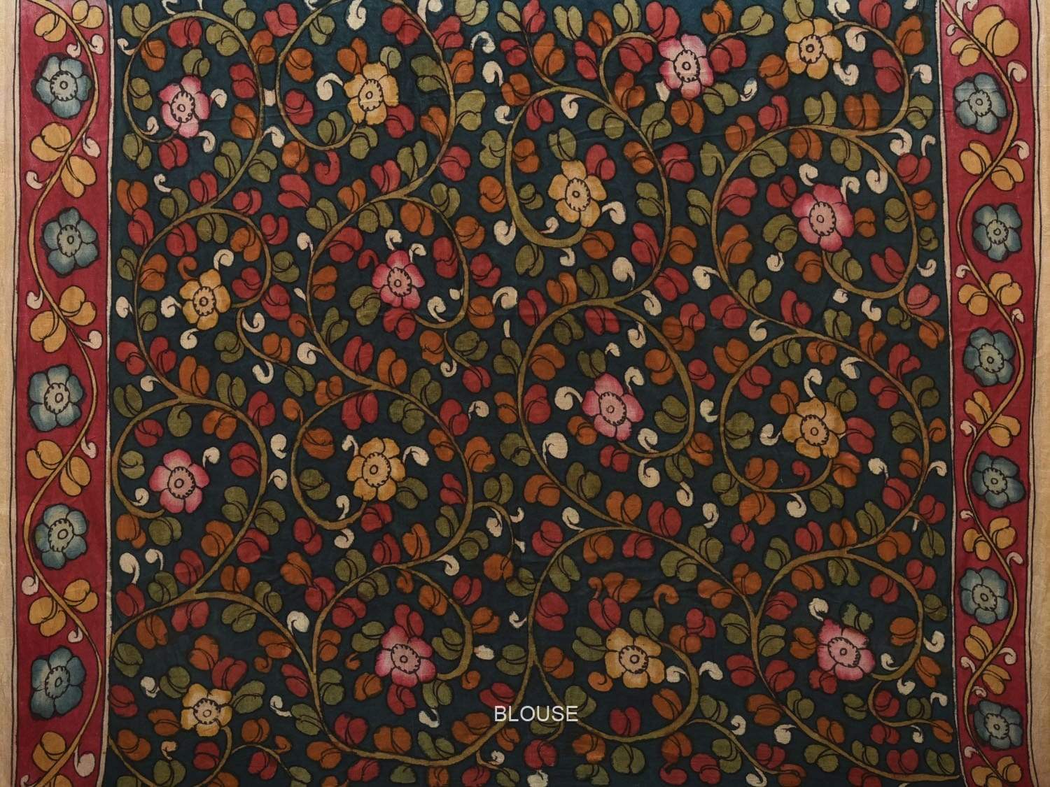 Purple Bandhani Satin Silk Handloom Saree with Peacock Kalamkari Pallu Design bn0173