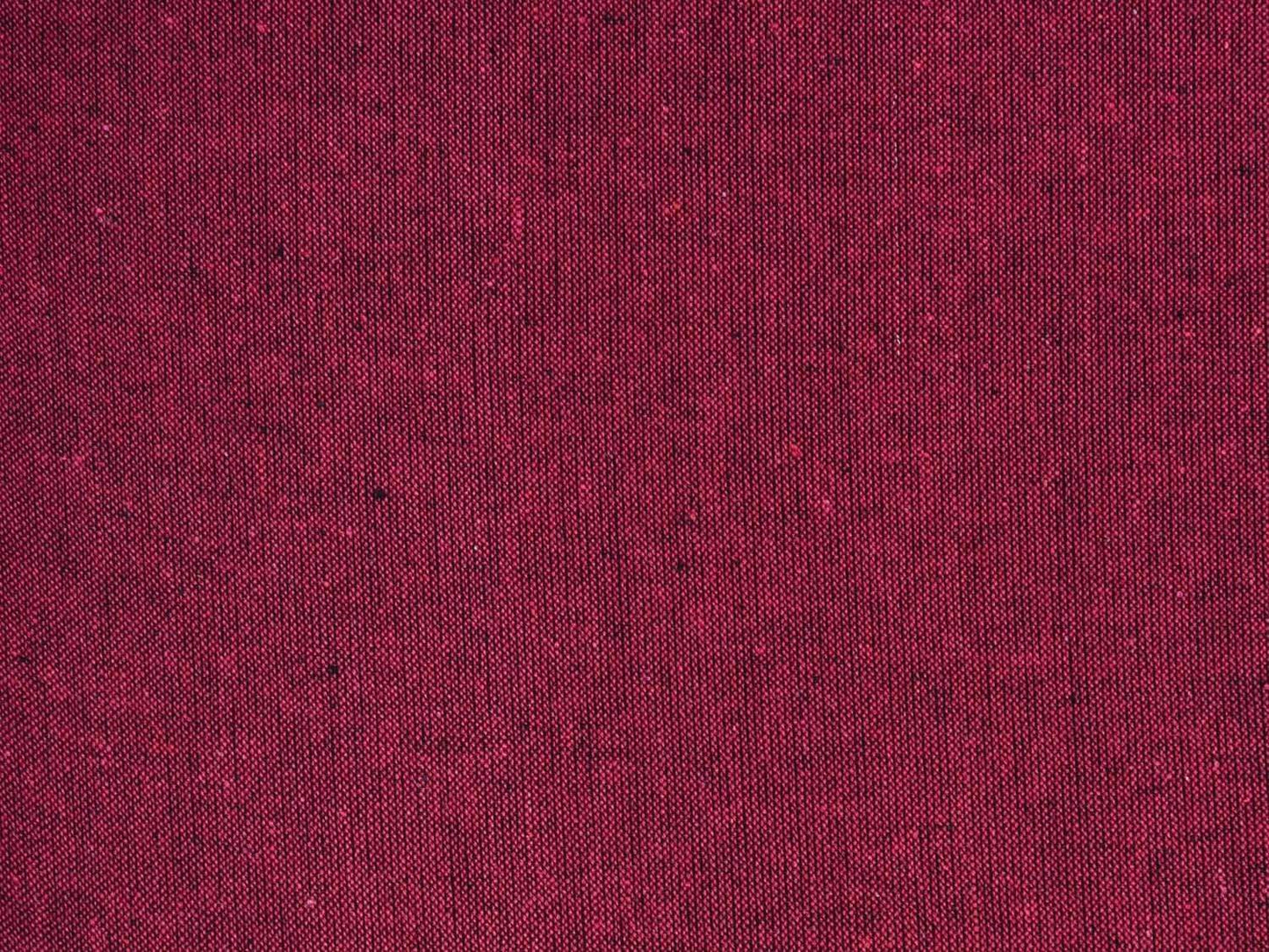 Purple Cotton Handloom 2.5mts Fabric Material with Plain Design f0151