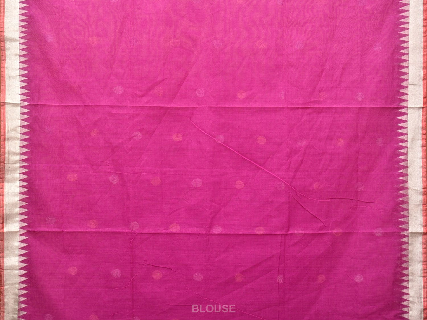 Purple Khadi Cotton Handloom Saree with Birds and Floral Pallu Design kh0613