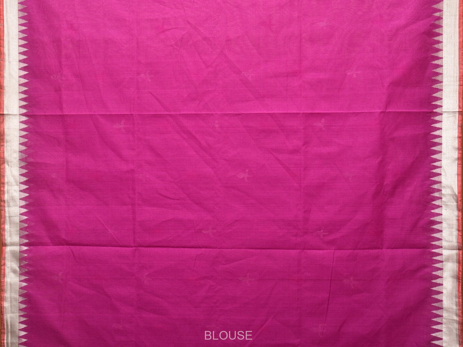 Purple Khadi Cotton Handloom Saree with Circluar Lotus Pallu Design kh0646