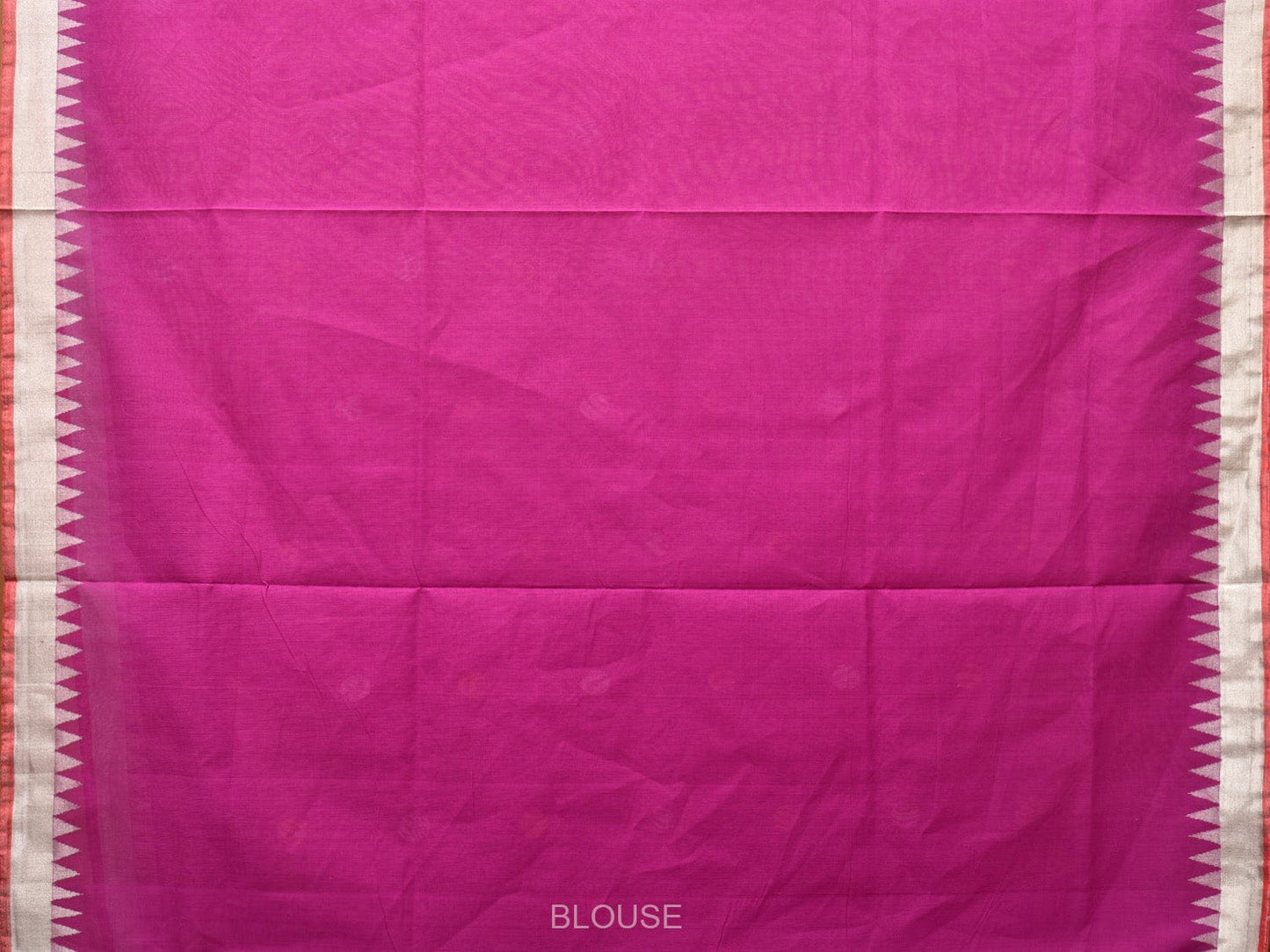 Purple Khadi Cotton Handloom Saree with Plant and Birds Pallu Design kh0662