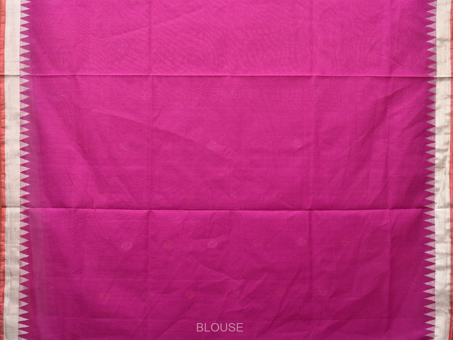 Purple Khadi Cotton Handloom Saree with Plant and Birds Pallu Design kh0662