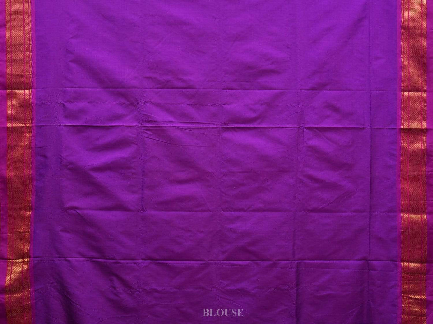 Purple Paithani Silk Handloom Saree with Peacocks Pallu Design p0405