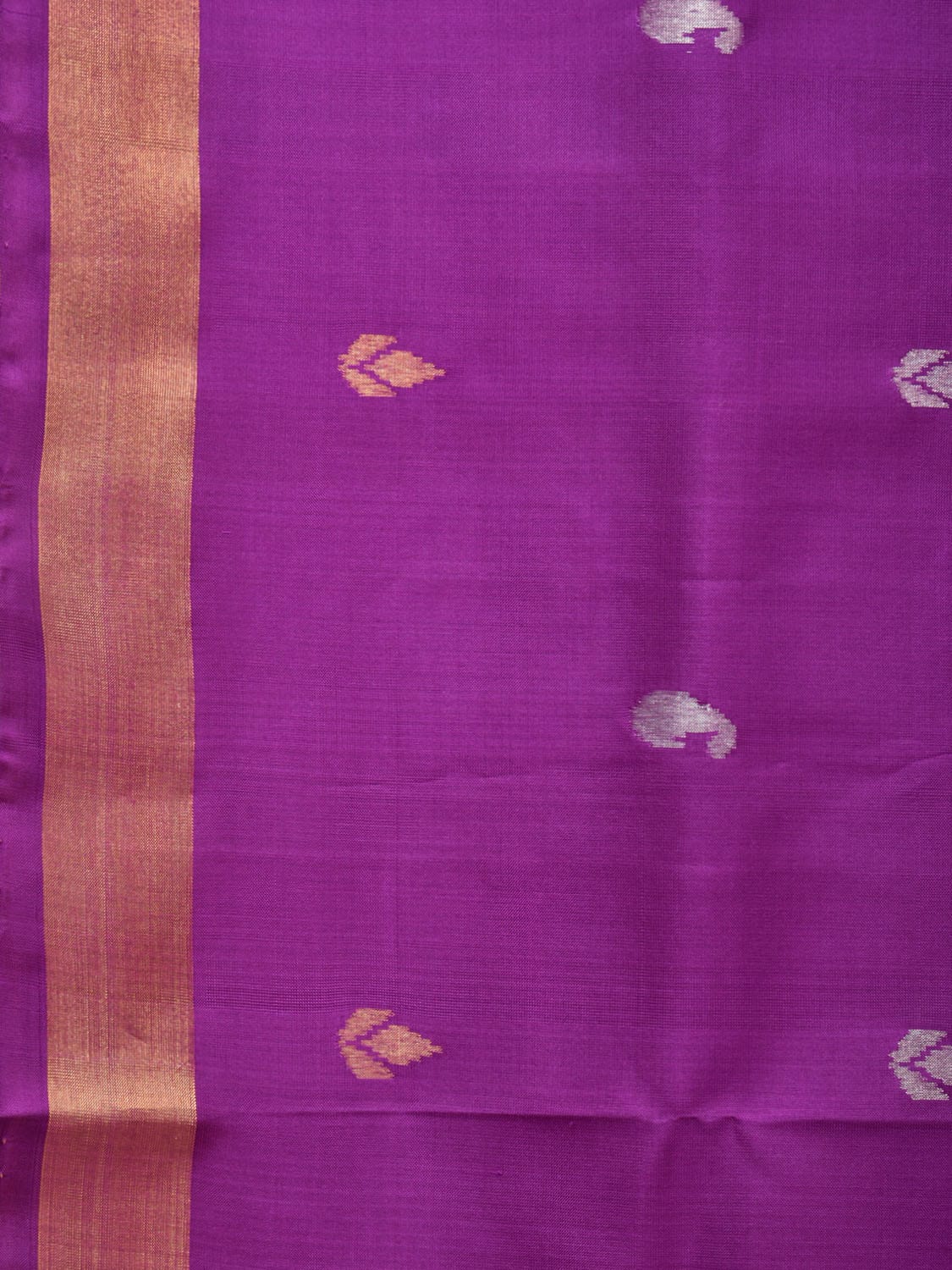 Purple Uppada Silk Handloom Saree with Bird and Floral Pallu Design u2000