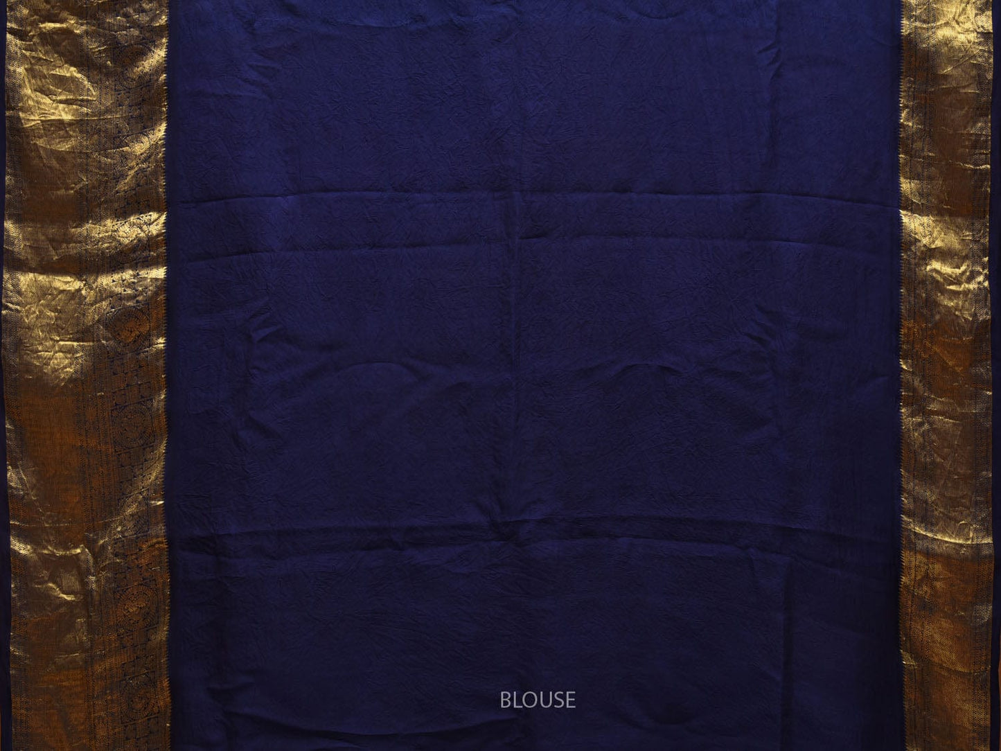 Red and Dark Blue Kalamkari Hand Painted Kanchipuram Silk Handloom Saree with Mythological Design KL0605