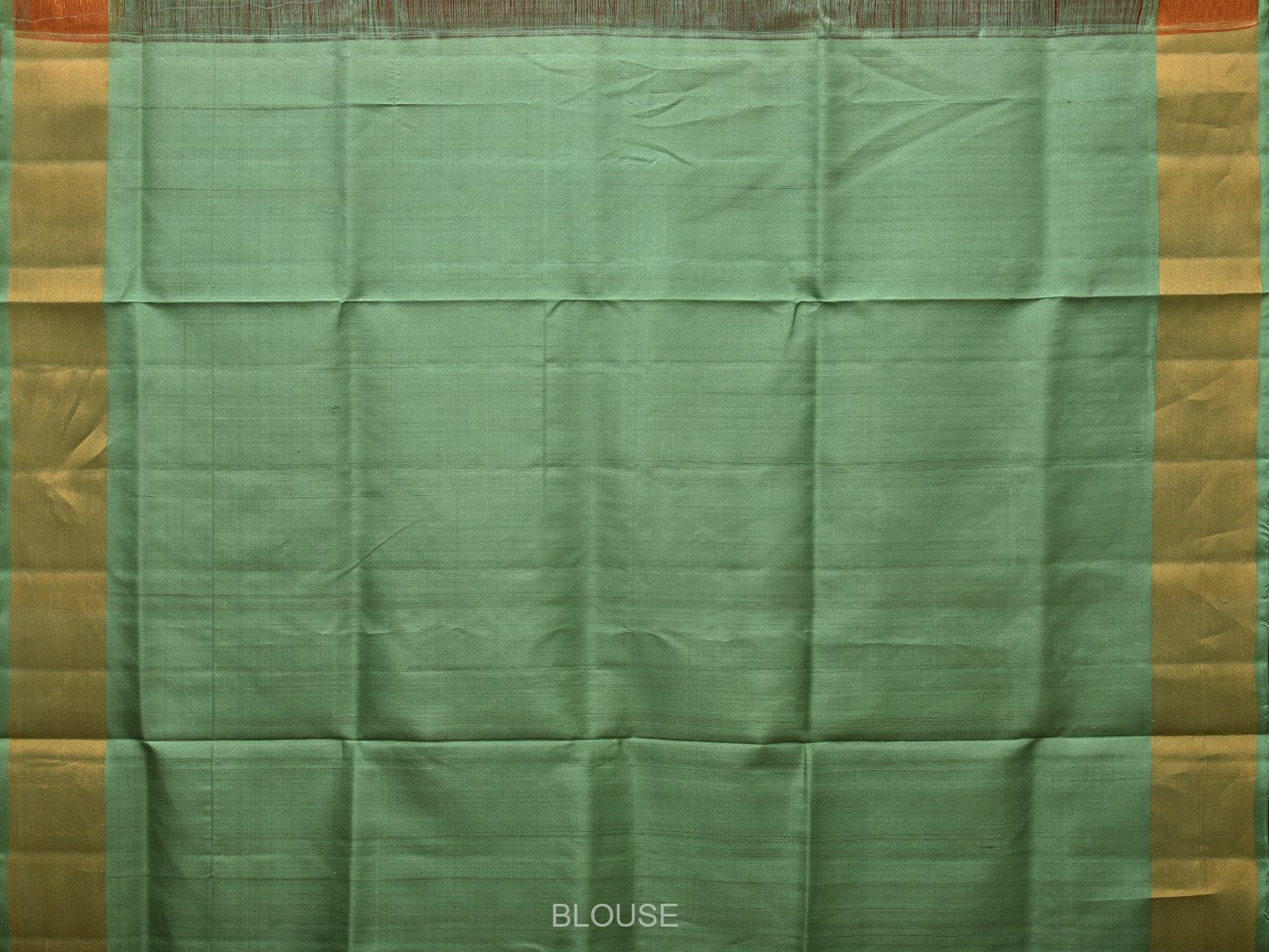 Red and Light Green Uppada Silk Handloom Saree with Body Buta and Checks Design u2197