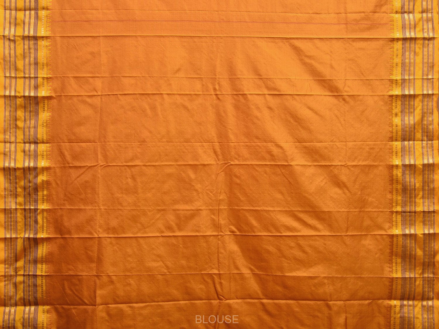 Red and Mustard Narayanpet Silk Handloom Saree with Checks Design np0941