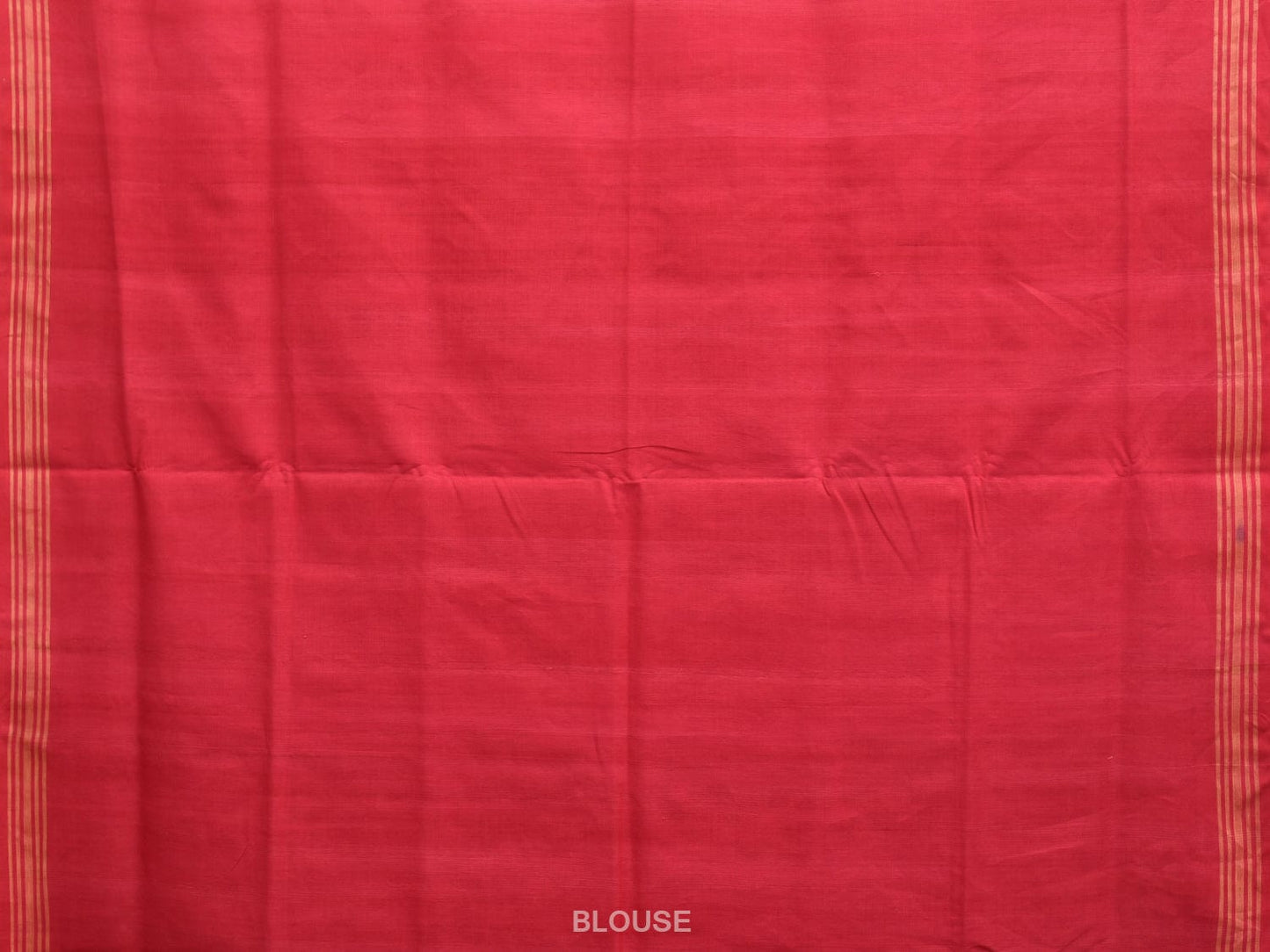 Red Ikat Cotton Handloom Saree with All Over Grill Design i0851