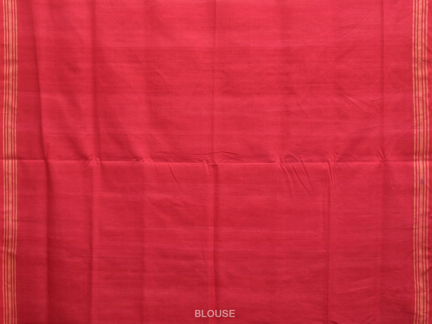 Red Ikat Cotton Handloom Saree with All Over Grill Design i0851