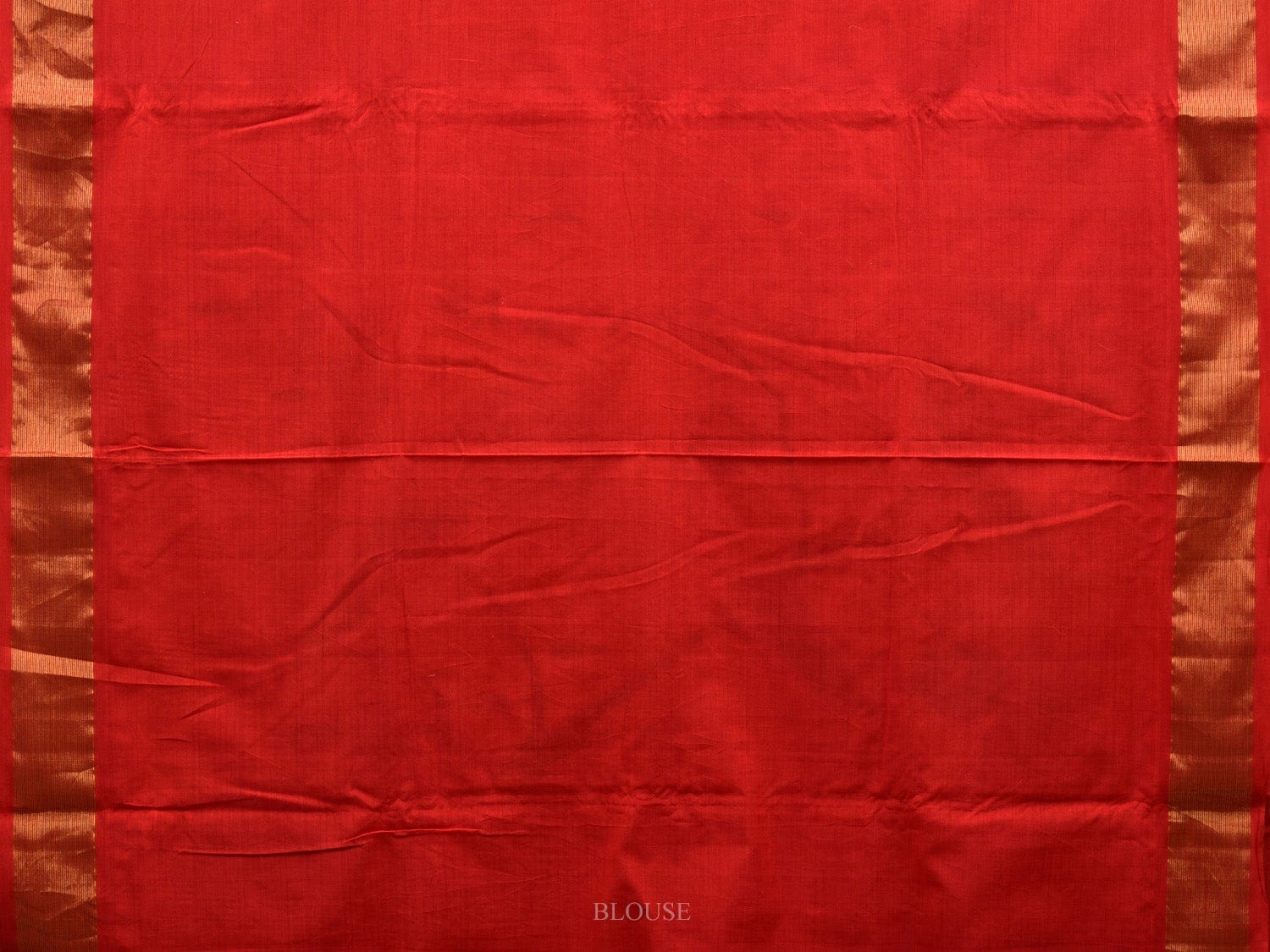 Red Paithani Cotton Handloom Saree with Parrots Pallu Design p0415