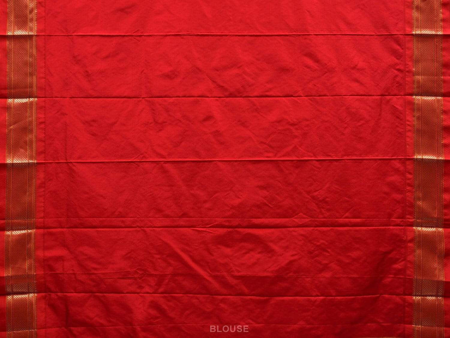 Red Paithani Silk Handloom Saree with Body Buta and Pallu Design p0377