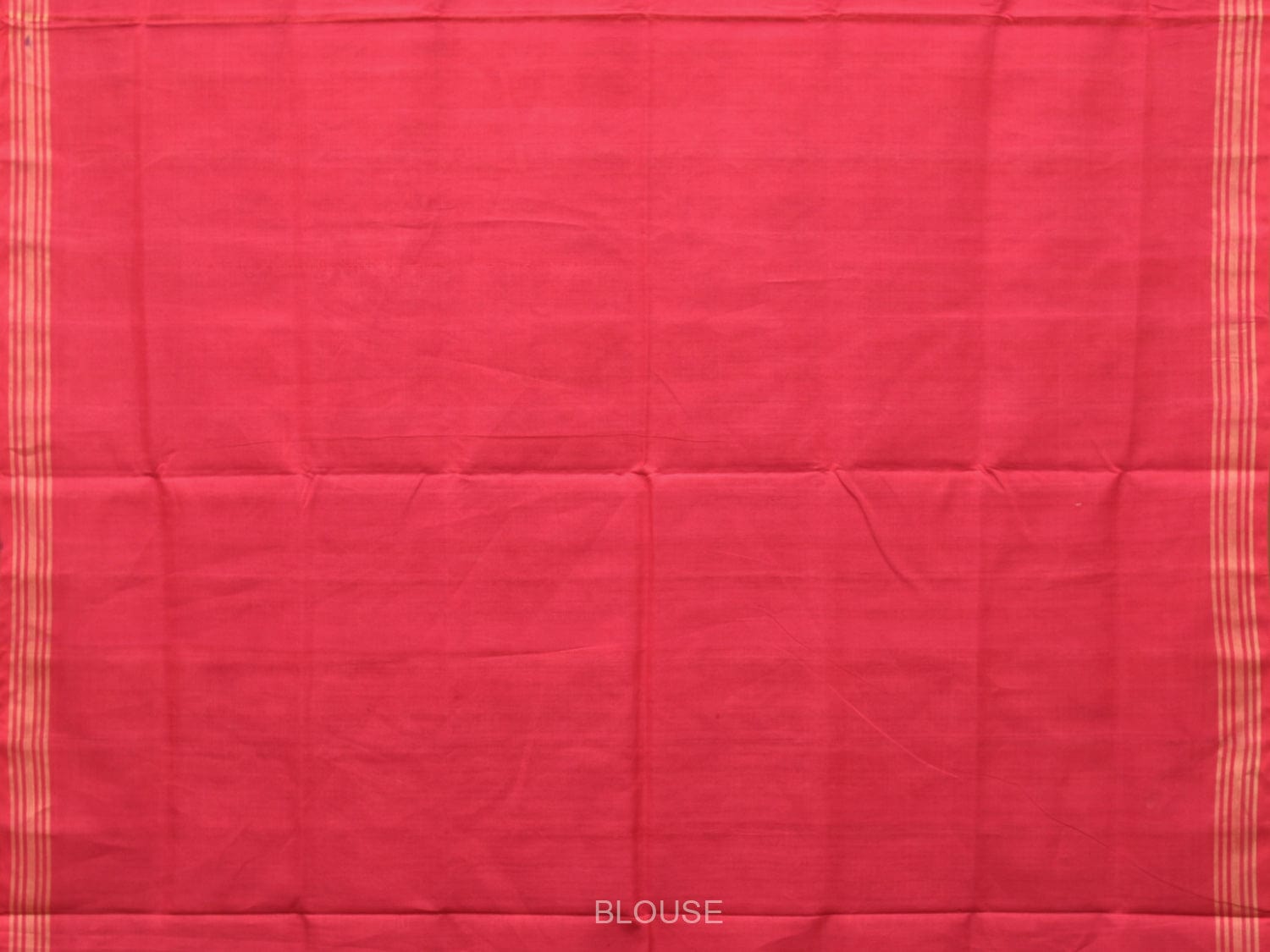 Red Pochampally Ikat Cotton Handloom Saree with All Over Grill Design i0795
