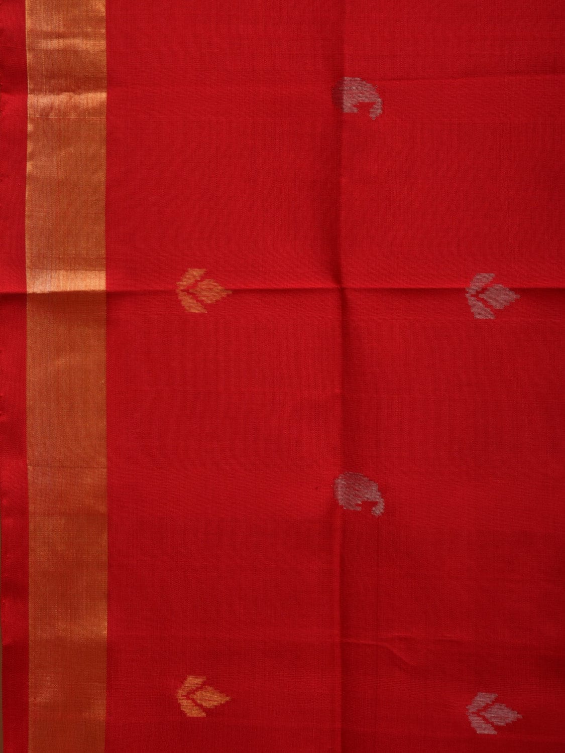 Red Uppada Silk Handloom Saree with Birds and Floral Pallu Design u1921