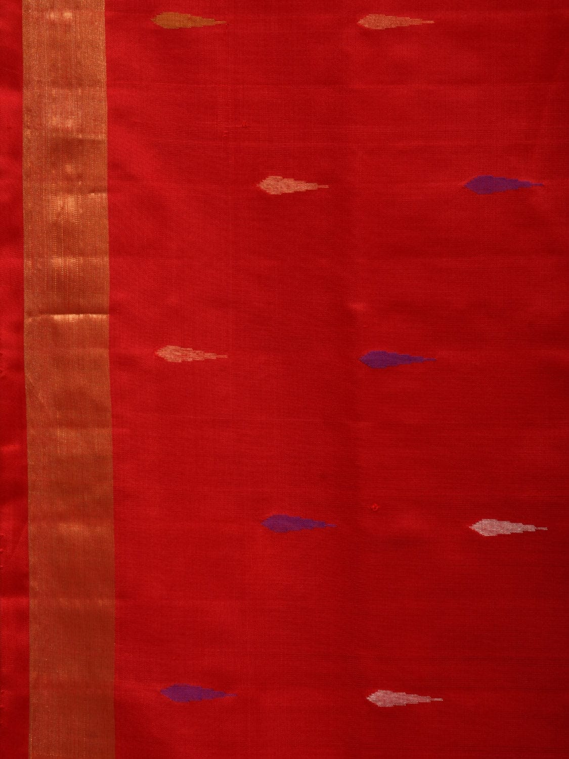 Red Uppada Silk Handloom Saree with Rich Pallu Design u1882